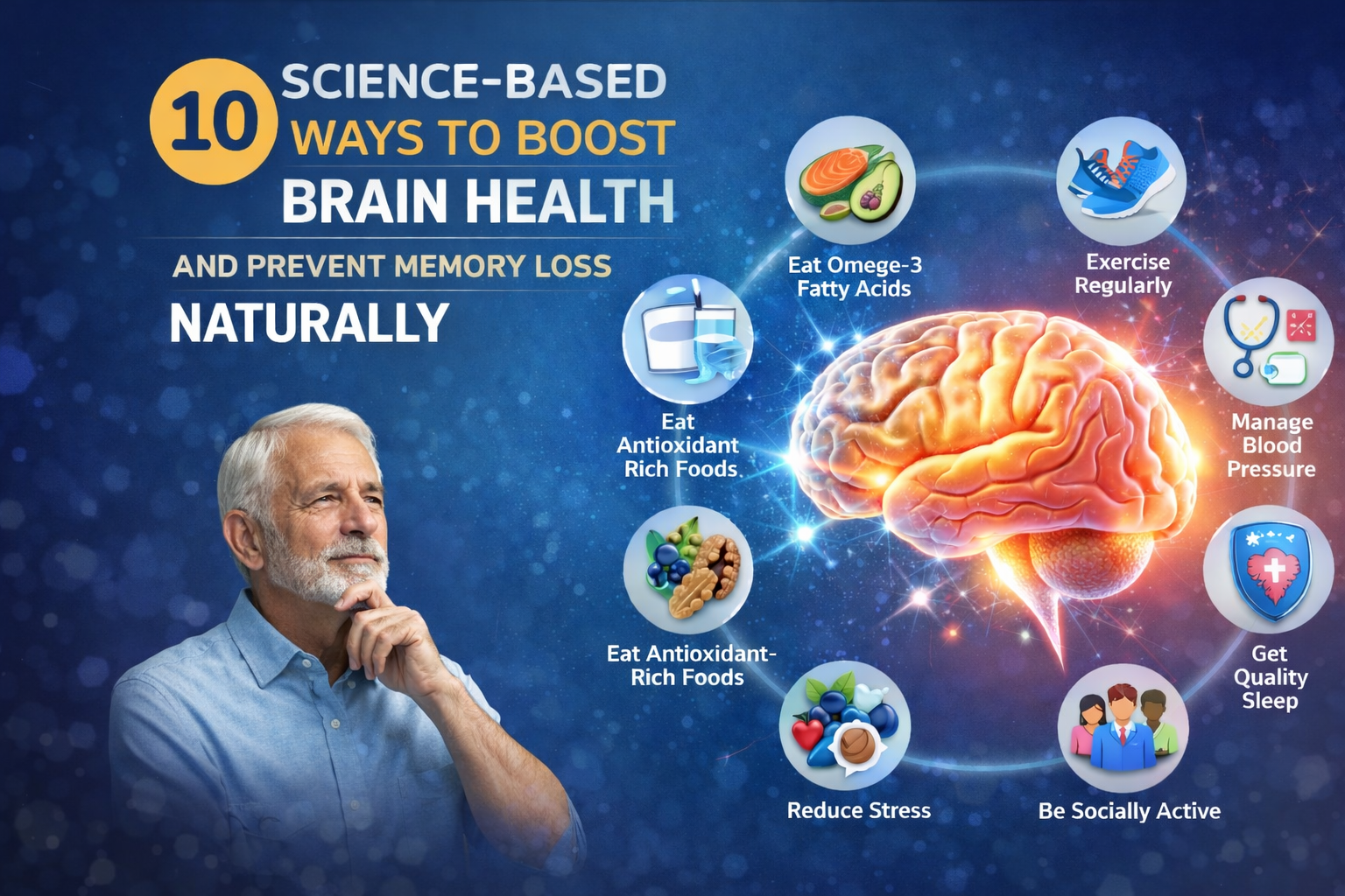 10 ways to boost brain health