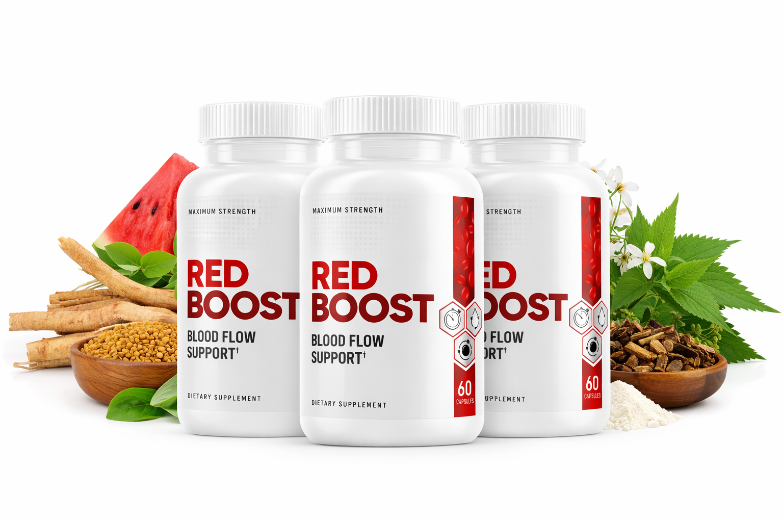 Red Boost with ingredients