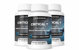 Critical T testosterone booster bottles