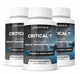 Critical T testosterone booster bottles