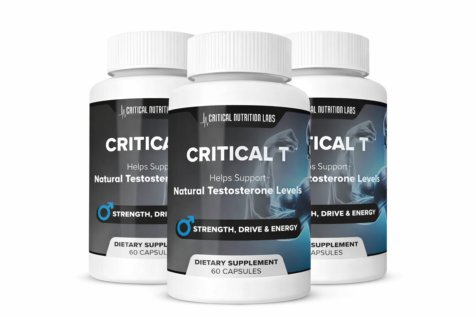 Critical T testosterone booster bottles