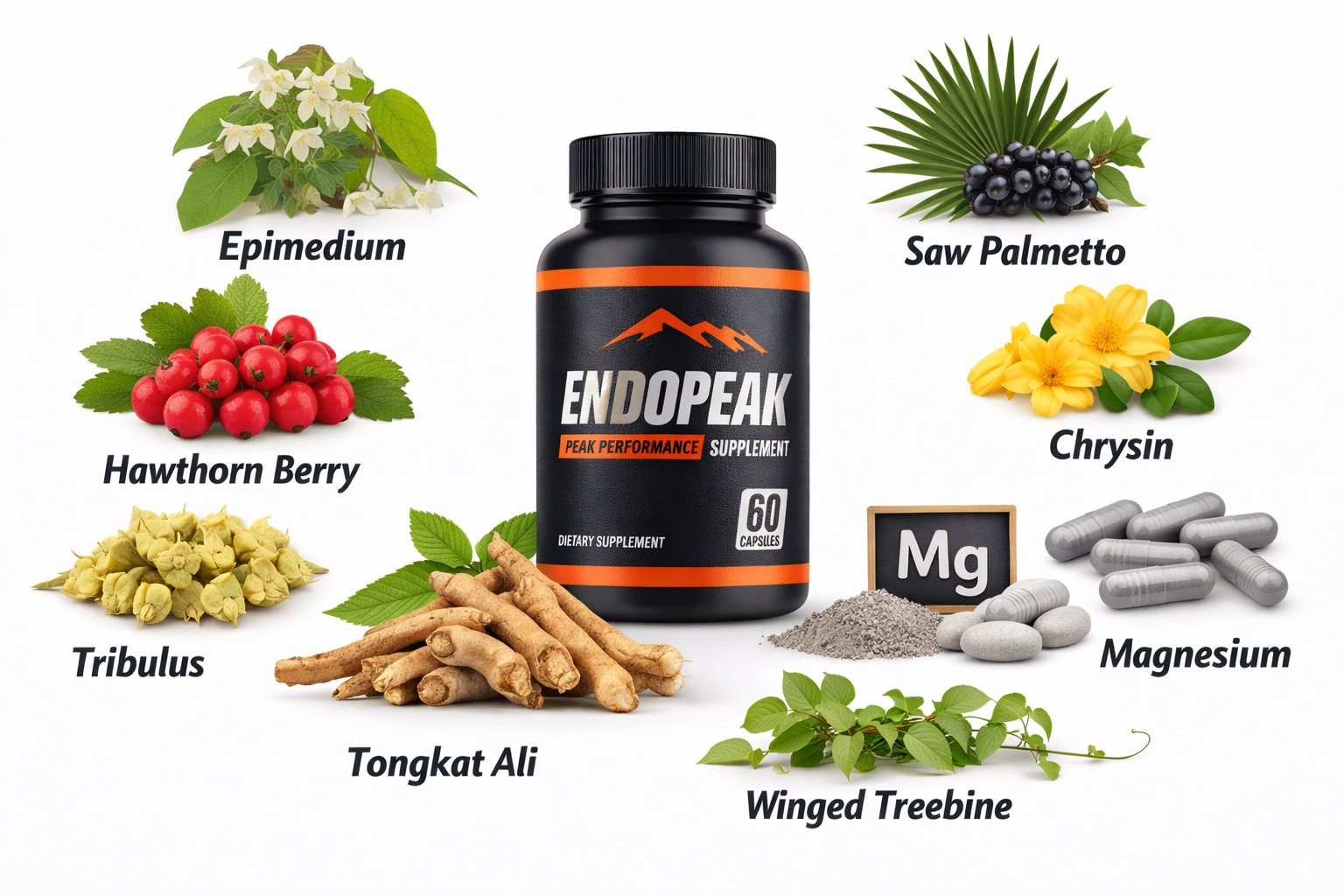 EndoPeak supplement and natural ingredients