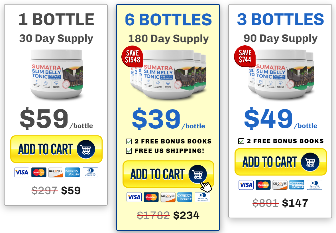 sumatra slim belly tonic prices